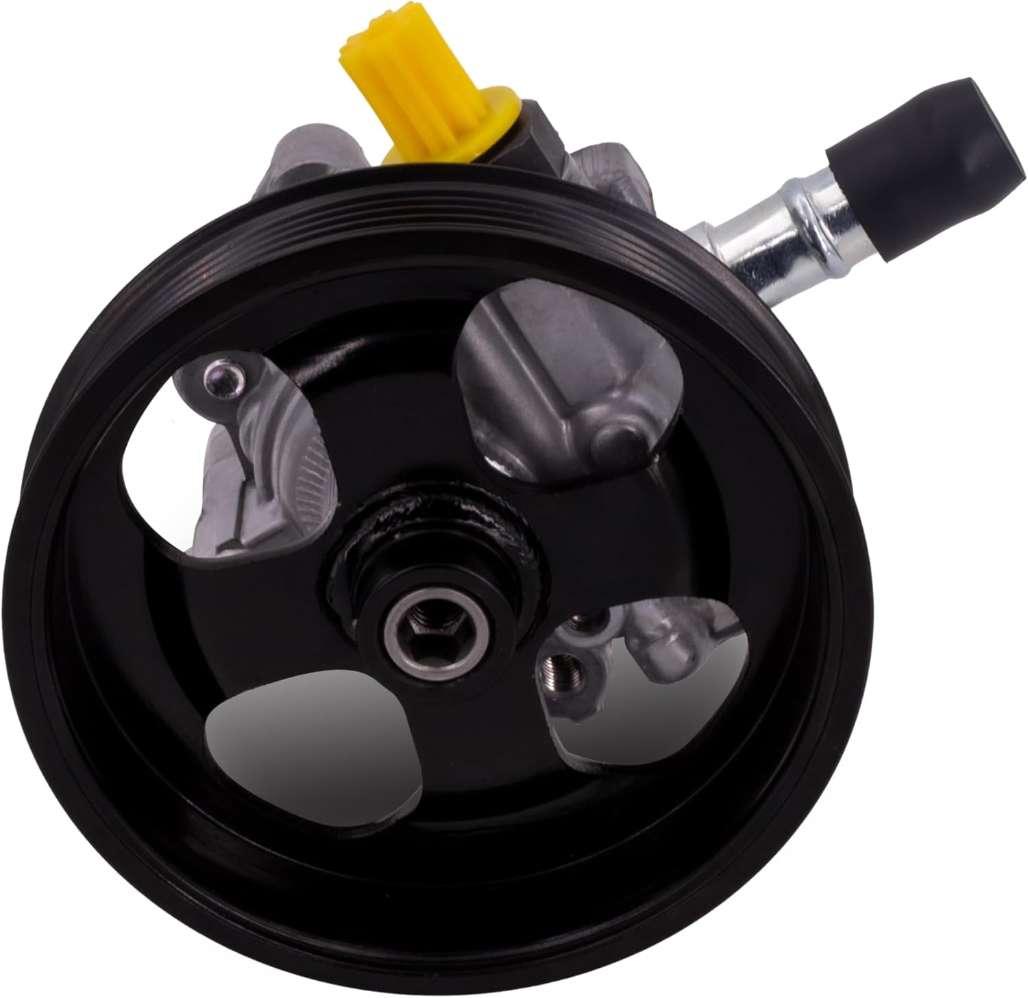 Power Steering Pump with Pulley Compatible with Land Rover LR3 2005-2009, Range Rover Sport 2006-2009, 4.2L 4.4L, Replace # 21-5189, LR006329, QVB500390