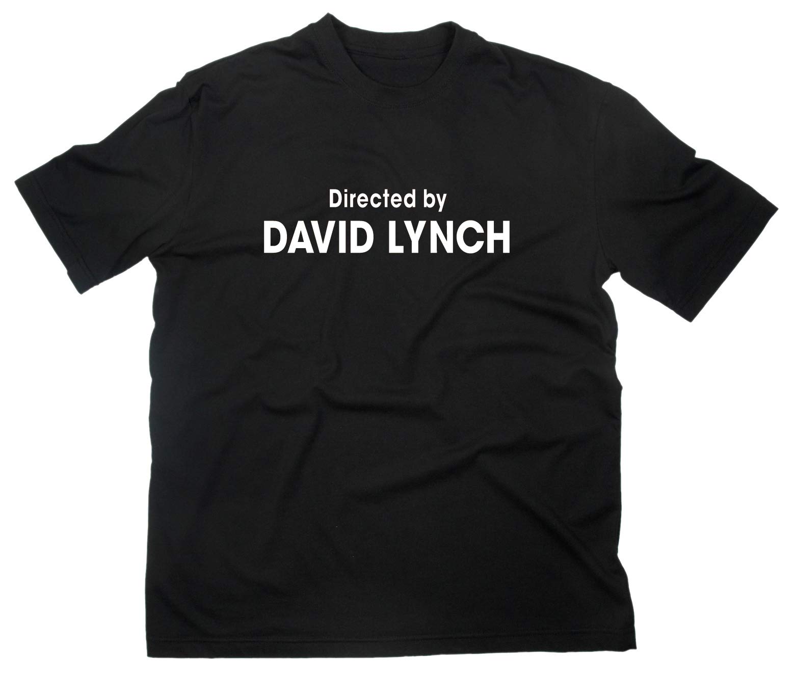 Styletex23 Men's Black Directed By David Lynch T-Shirt, M,