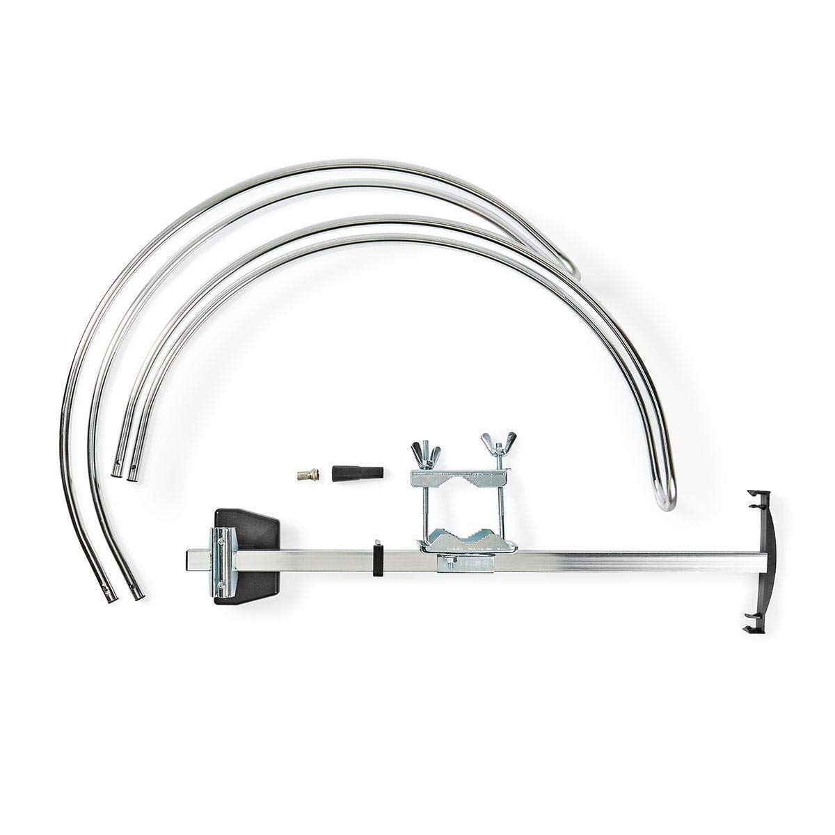Nedis - Antenne extérieure FM - Amplification max. 4 dB - Plage de fréquence FM : 87.5-108 MHz - Plage de réception 0-15 km - Impédance : 75 Ohm - Système d'encliquetage - Pour l'extérieur - Aluminium