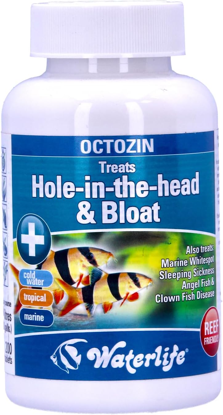 Waterlife Octozin 200 Tablets Dropsy & Hole In The Head