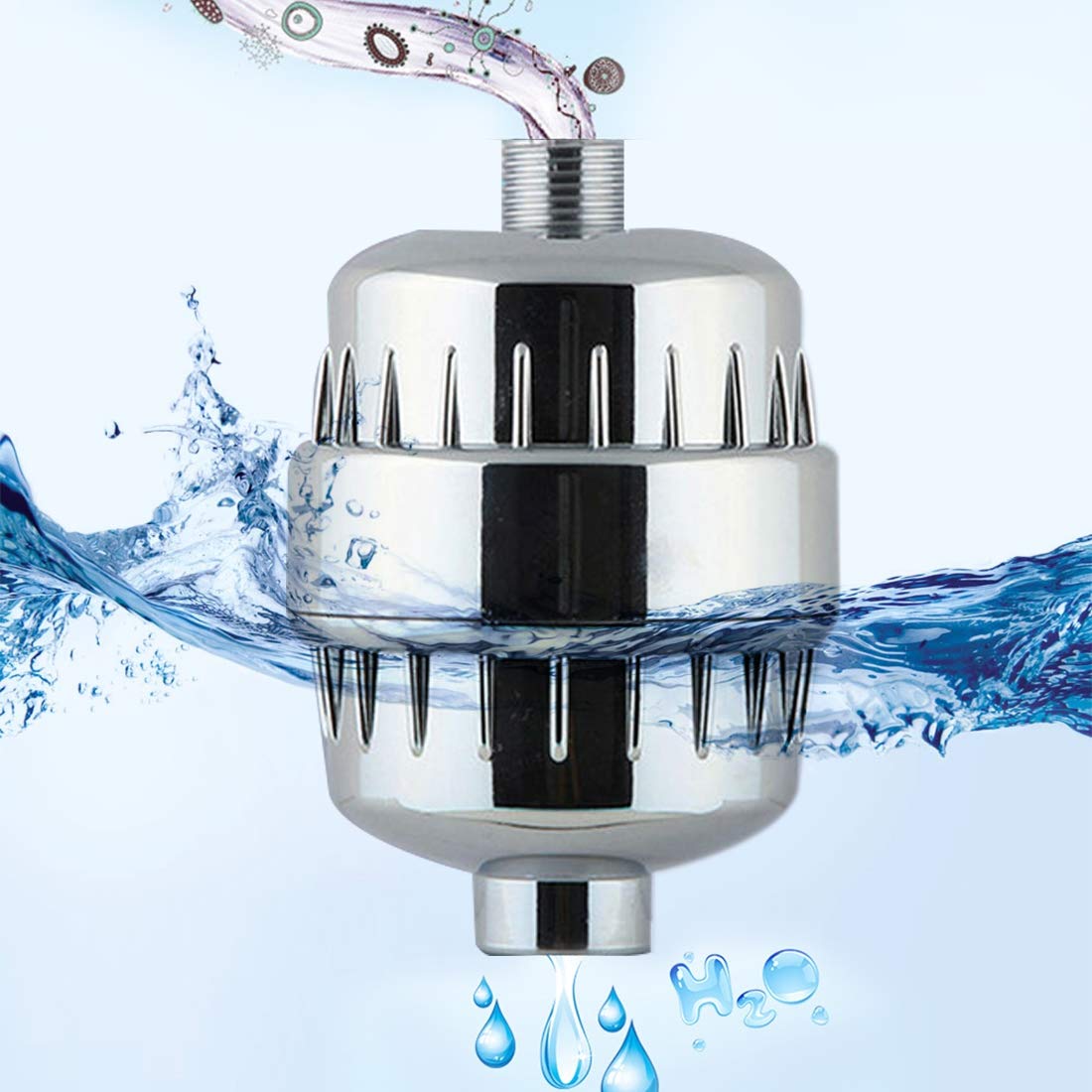 Filtre chlore robinet de douche NCCZ anti calcaire pour stopper les démangeaisons