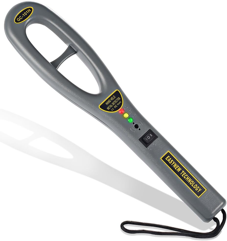 Hand Held Metal Detector,V·Resourcing Portable High Sensitivity Metal Detector for Security Inspection (Sound & Vibration Alerts)