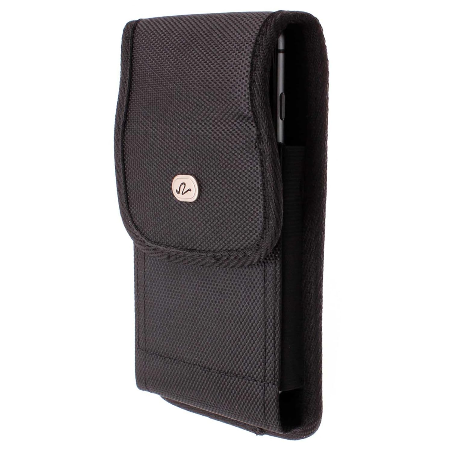 Rugged Case Phone Belt Clip Compatible with T-Mobile REVVL 6 5G Model - Holster Canvas Cover Protective Pouch