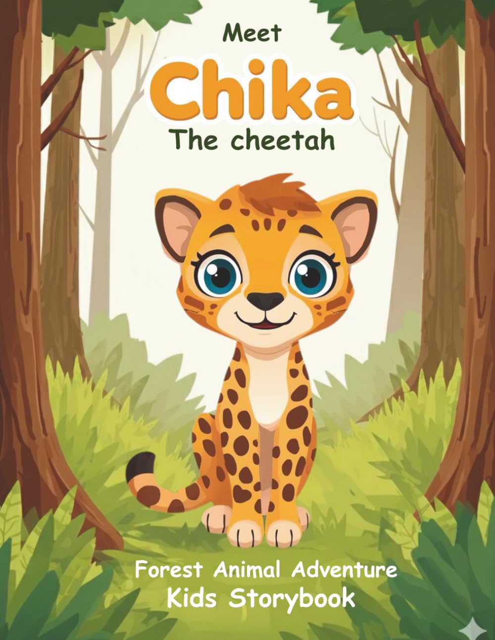 Forest Animals Adventure: Chika the Cheetah: A Fun and Educational Storybook with Coloring and Activity Pages for Kids Ages 4–8