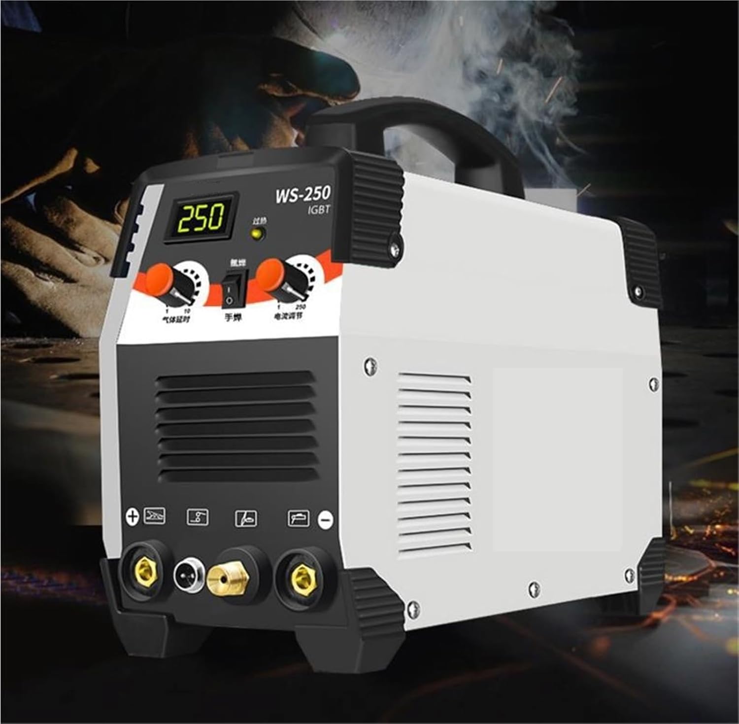 Portable Inverter Welder, WS-250 Multipurpose Inverter Welding Machine Arc Welder For Stainless Steel And Household Use