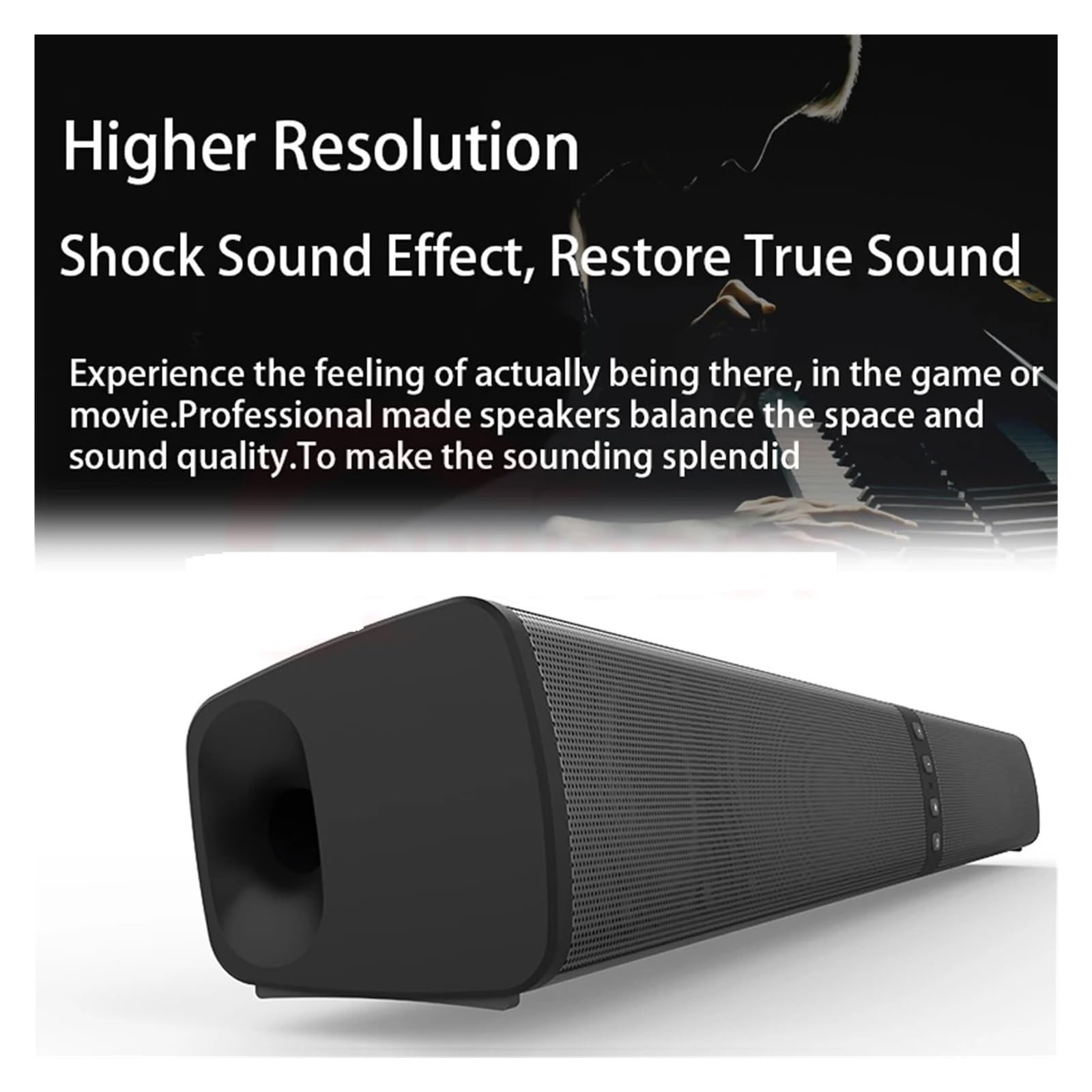 Przenośny, Supermocny Bezprzewodowy Głośnik Bluetooth Surround Stereo, Soundbar Do Telewizora Domowego, Soundbox, Subwoofer Wszechstronne MożLiwośCi PodłąCzenia