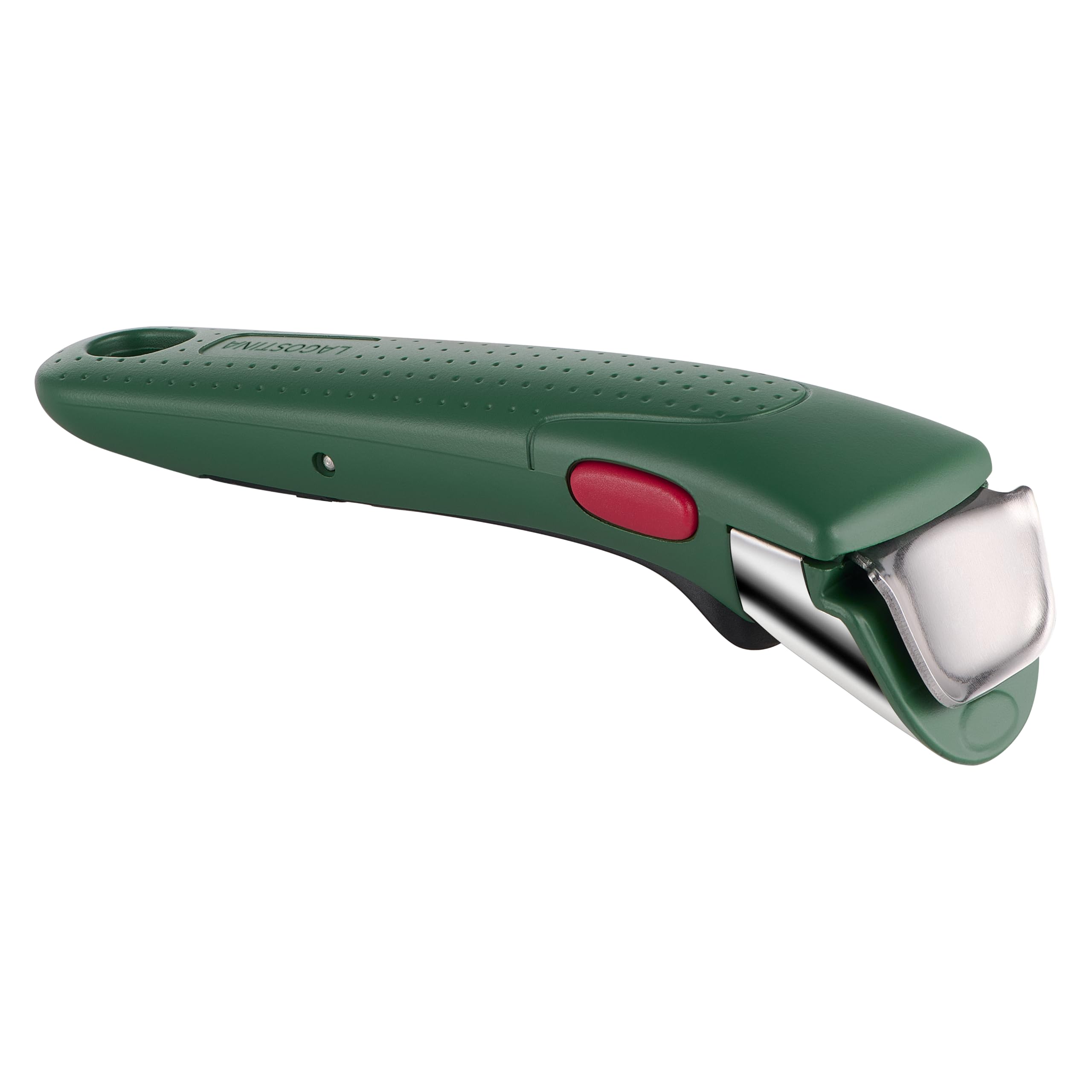 Lagostina Ingenio Manico Rimovibile Resistente fino a 10kg, Design Ergonomico dal Fissaggio e Sicurezza Totali, Compatibile con i Corpi Pentola Ingenio, Color Bosco