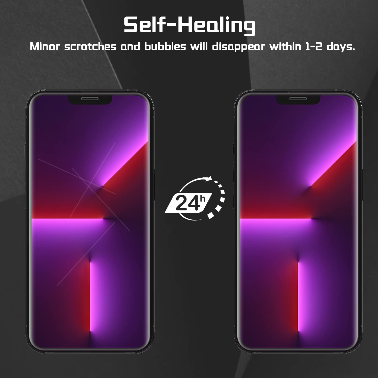 3 Pellicole Protettive In TPU Idrogel Per IPhone 12 Mini - HD Trasparente, Auto-Riparante E Facile Da Installare - 2