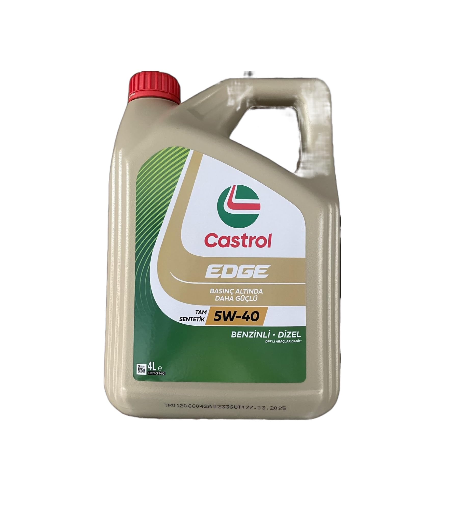 Castrol Edge 5w-40 4 Lt 2025 Ü.T : Amazon.com.tr: Otomotiv