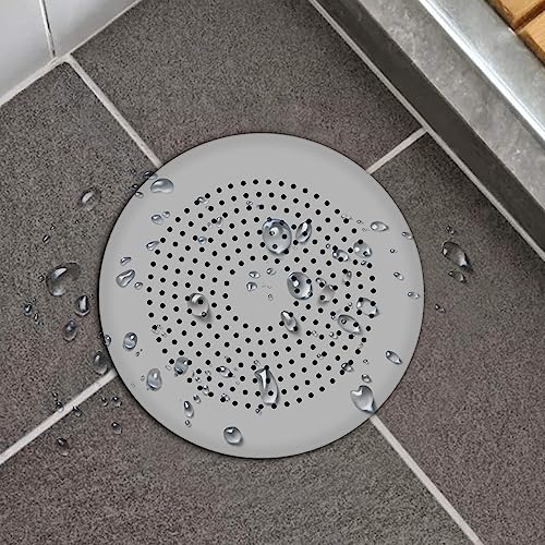 Flintronic 2 Stück Abflusssieb Silikon, Spülbecken Sieb, Haarsieb Dusche, Waschbecken Sieb Abfluss Spüle, Abfluss-Sieb Sink Strainer für Küche, Badewanne, Badezimmer, Dusche