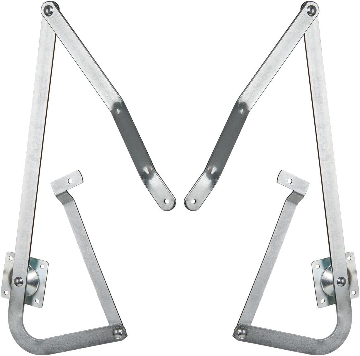 55-2 Attic Ladder Hinge Arms Replacement Kit Compatible with Werner Mk5, WU2210, W2208, W2210, Ladder Arms Fits for Werner Attic Ladders Manufactured After 2010-1 Pair