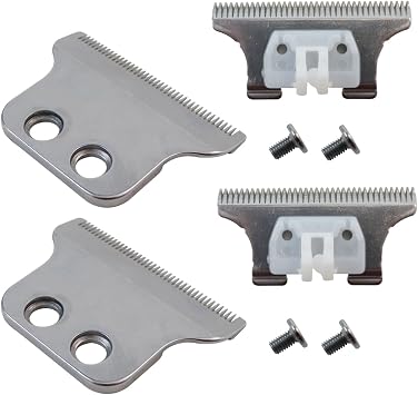 T-Wide Trimmer Blade Easy to Change Fits Wahl 5 Star Series Detailer 8081 Cordless Detailer LI 8171 Enhanced Performance Fit for Smooth Trimming Experience - 2 Pack