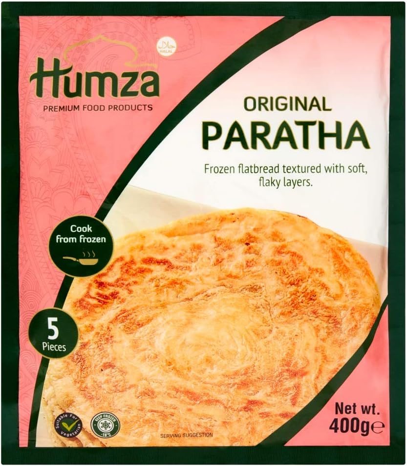 Humza Plain Paratha, 400g (Frozen)
