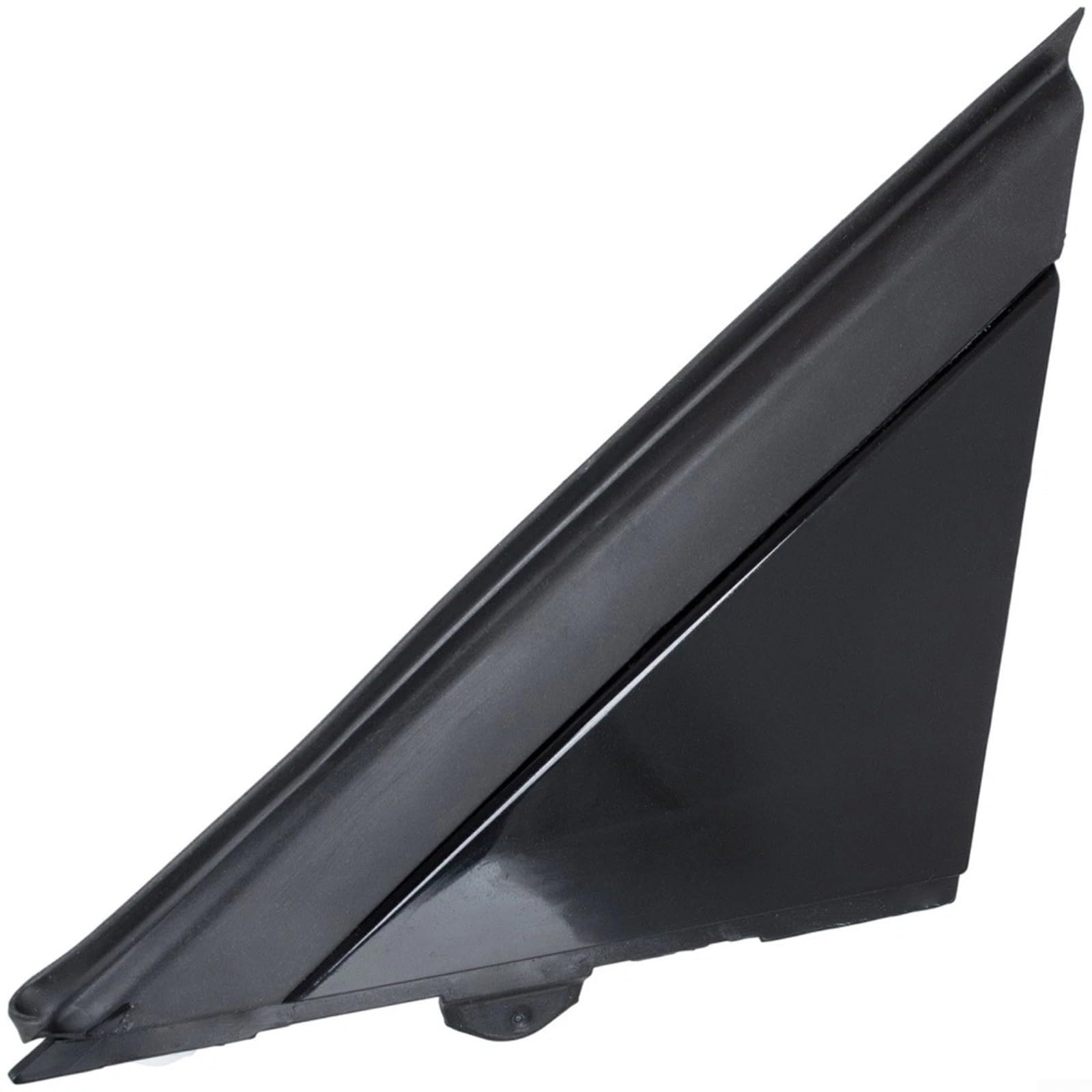 2 Pezzi Copertura Triangolare Specchietto Esterno per Fiat 500 dal 2007, OEM 735455792 735455790, Rivestimento Colonna A Nero ABS