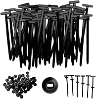 Vista 9 de Hebilla universal de nailon para ataduras de cables, bridas de cierre automático, bridas de cables resistentes para el hogar, oficina, reparación