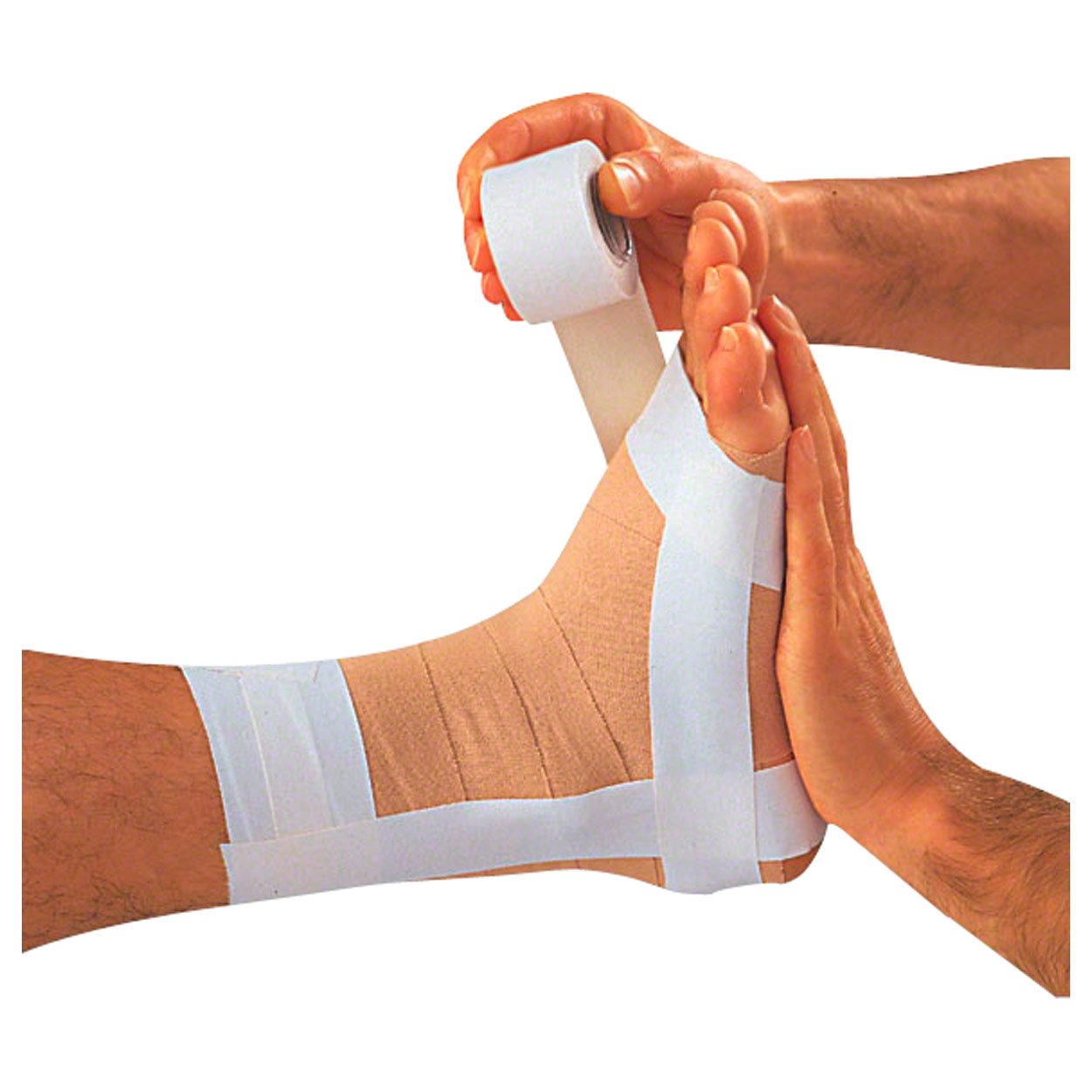 Sport-Tec BSN Leukotape Classic, unisex, 10 m x 3,75 cm, colore: bianco