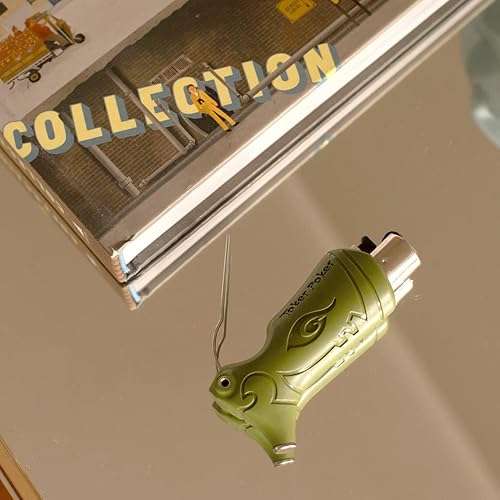 Miniatura 8 de Toker Poker - Estuche para encendedor Clipper Multiherramienta, Colección Alice - Sombrerero de miel, herramienta todo incluido para acampar y otros