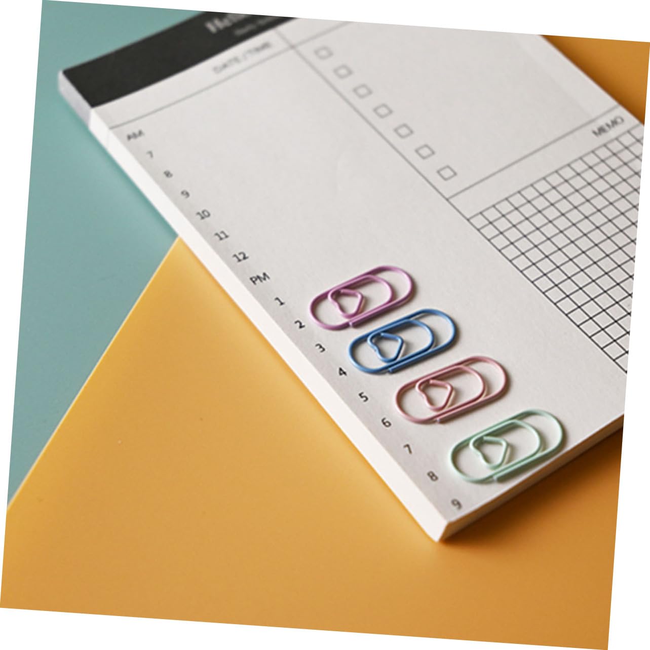 SHINEOFI 5 Sätze Farbenfrohe Papierklammern Farbenfrohe Büroklammern Papierclips Ordnerklammern Büroklammern Geformt Schule Mini-bastelclips Kleine Papierklammern Plastik 200 Stück * 5