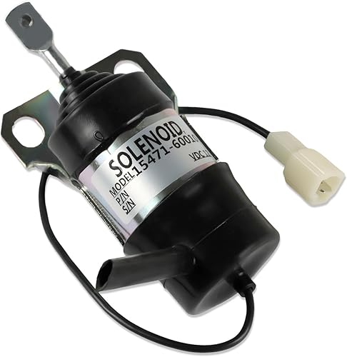 Solenoide de apagado de combustible 12V 15471-60010 052600-1001 052600-1000 para Kubota B1250 B1750 L2250 L2650 L3010 L35 M4030 M49000 M 490 0DT-CAB