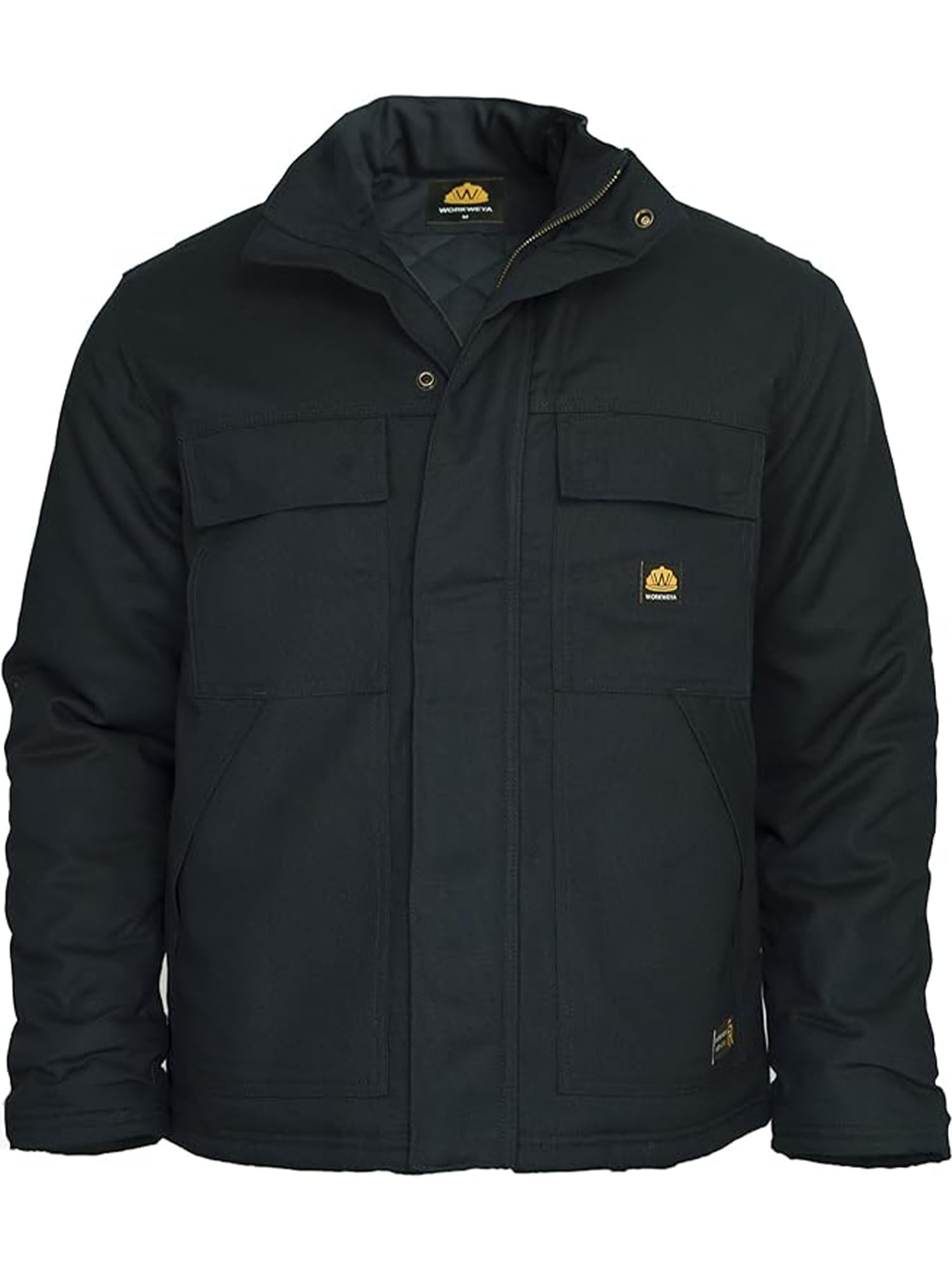 Men's FR Coats Flame Resistant Welding Jacket for Men Heavy Winter Outwear