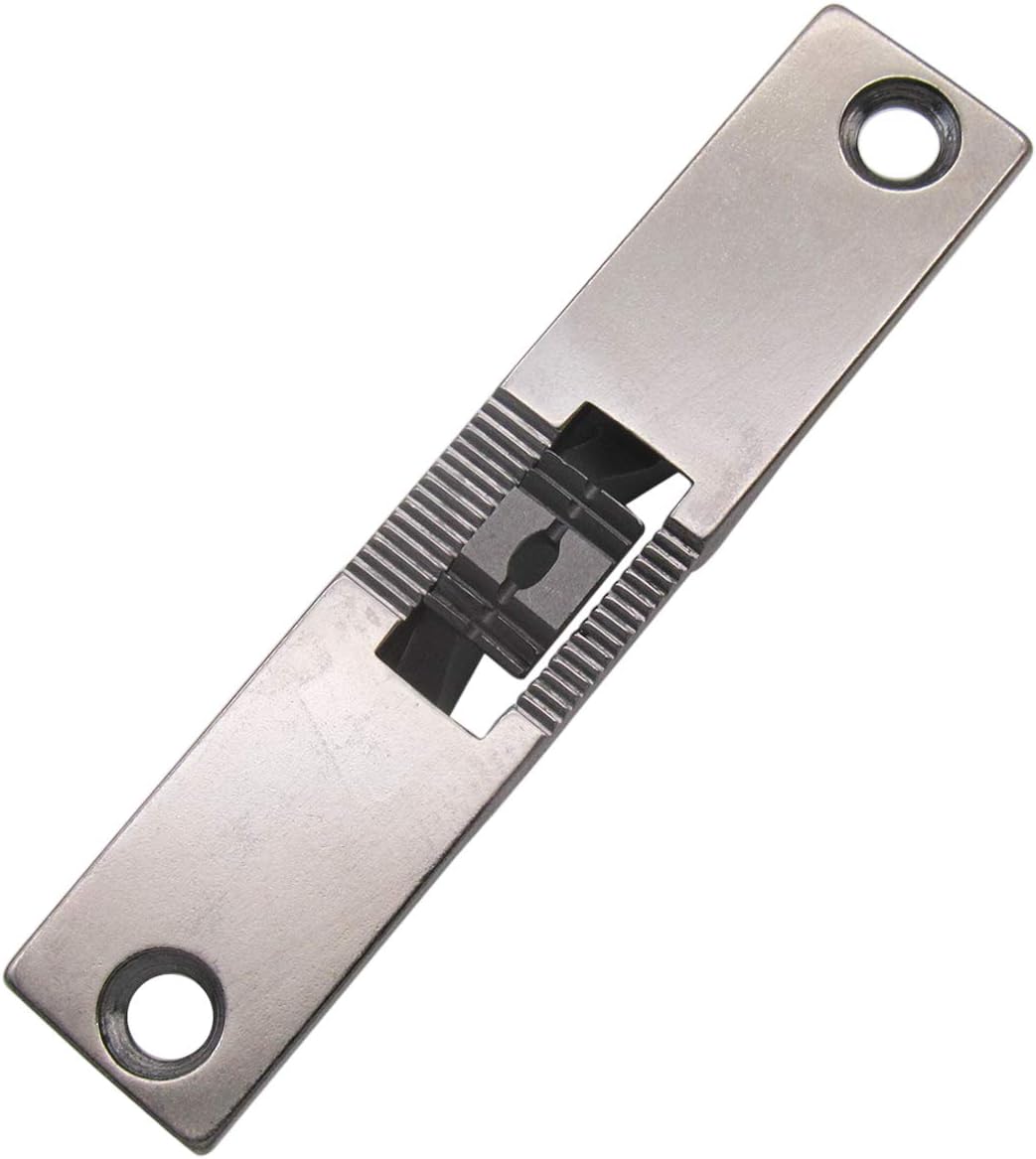 CKPSMS Brand - 1SET #467-21-006-0+467-20-009-0 Needle Plate and Feed Dog Compatible with Adler 467 Single Needle Sewing Machine (Needle Plate and Feed Dog)