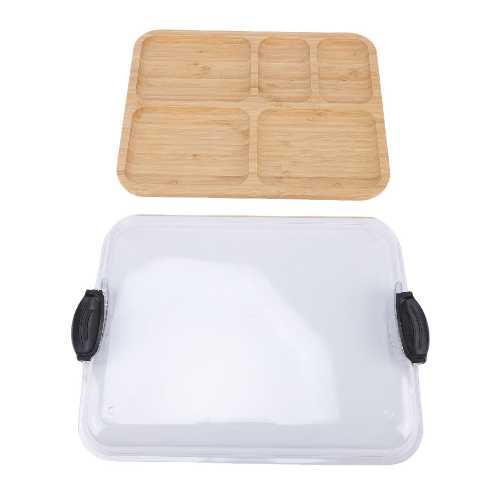 Asixxsix Tabla de Embutidos con Cubierta Desmontable, Grande de Madera para Servir Galletas de Queso, Aperitivos, de Aniversario de Boda para Amantes del Queso