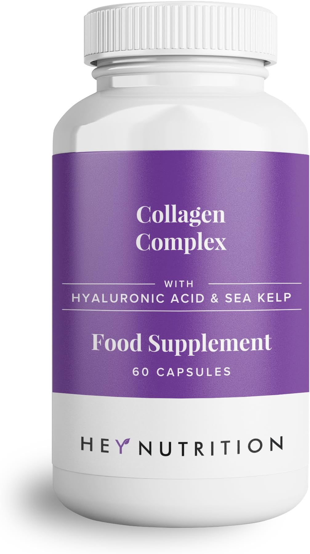 Theonia Collagen Complex Hyaluronic Acid & Sea Kelp Vitamin E, C, Biotin - Healthy Nails, Skin, Hair Joints Metabolism - Type 1 Marine Supplement - Non GMO, 60 Capsules