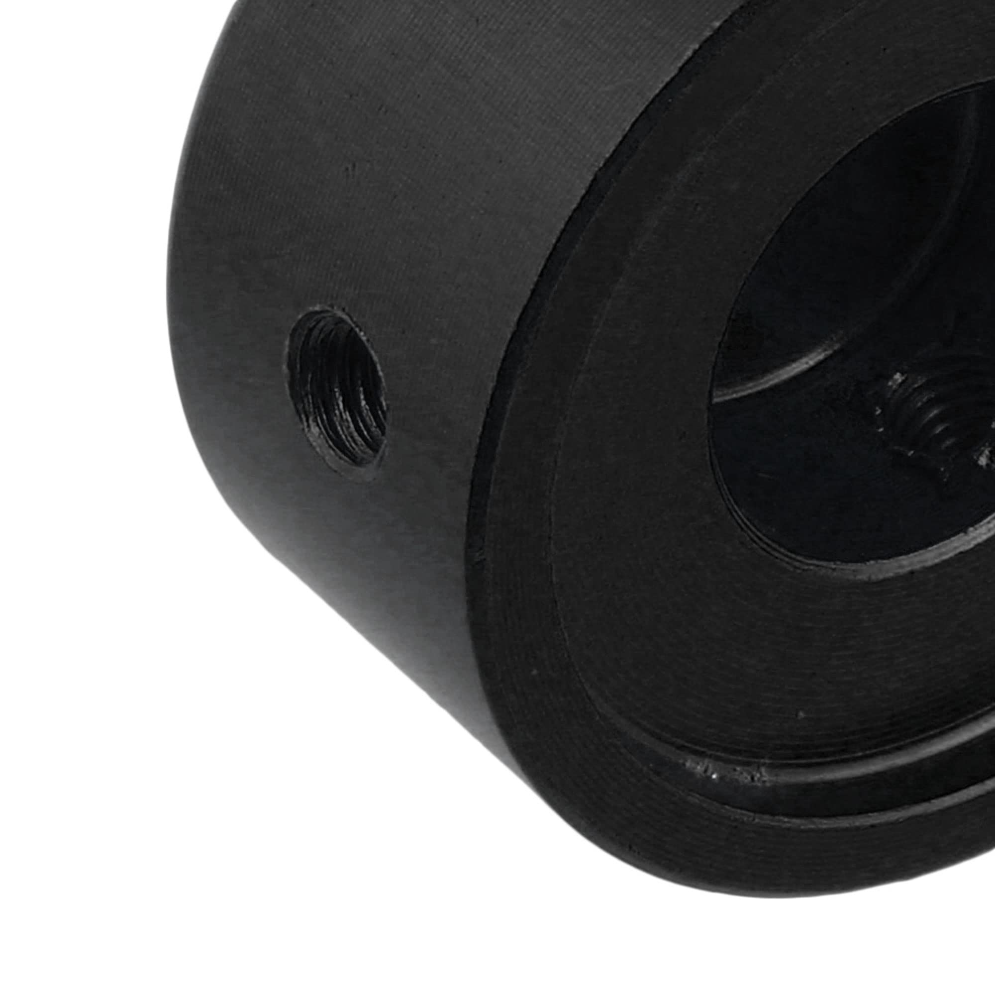Yibuy 50 tappi di ricambio per effetti chitarra elettrica, in alluminio, colore nero