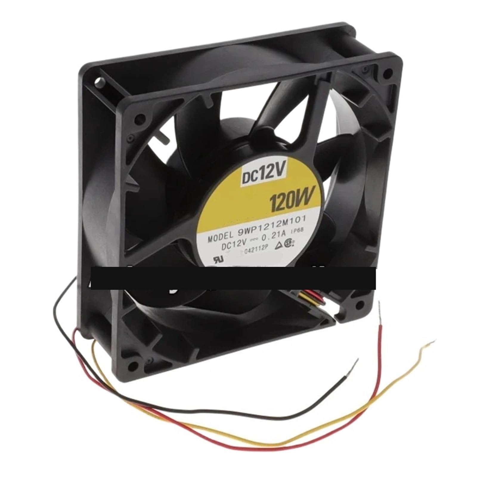 Lzikkgki One Color 9Wp1212m101 12Vdc Fan 120X120x38mm 2.52W 3Wire