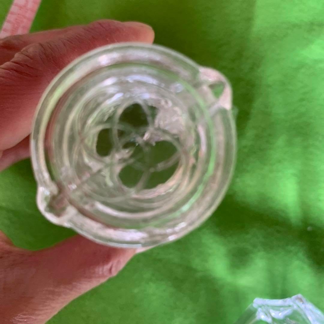 ガラス醤油差し 2個 昭和レトロ カメイグラスクリスタルガラス醤油差し