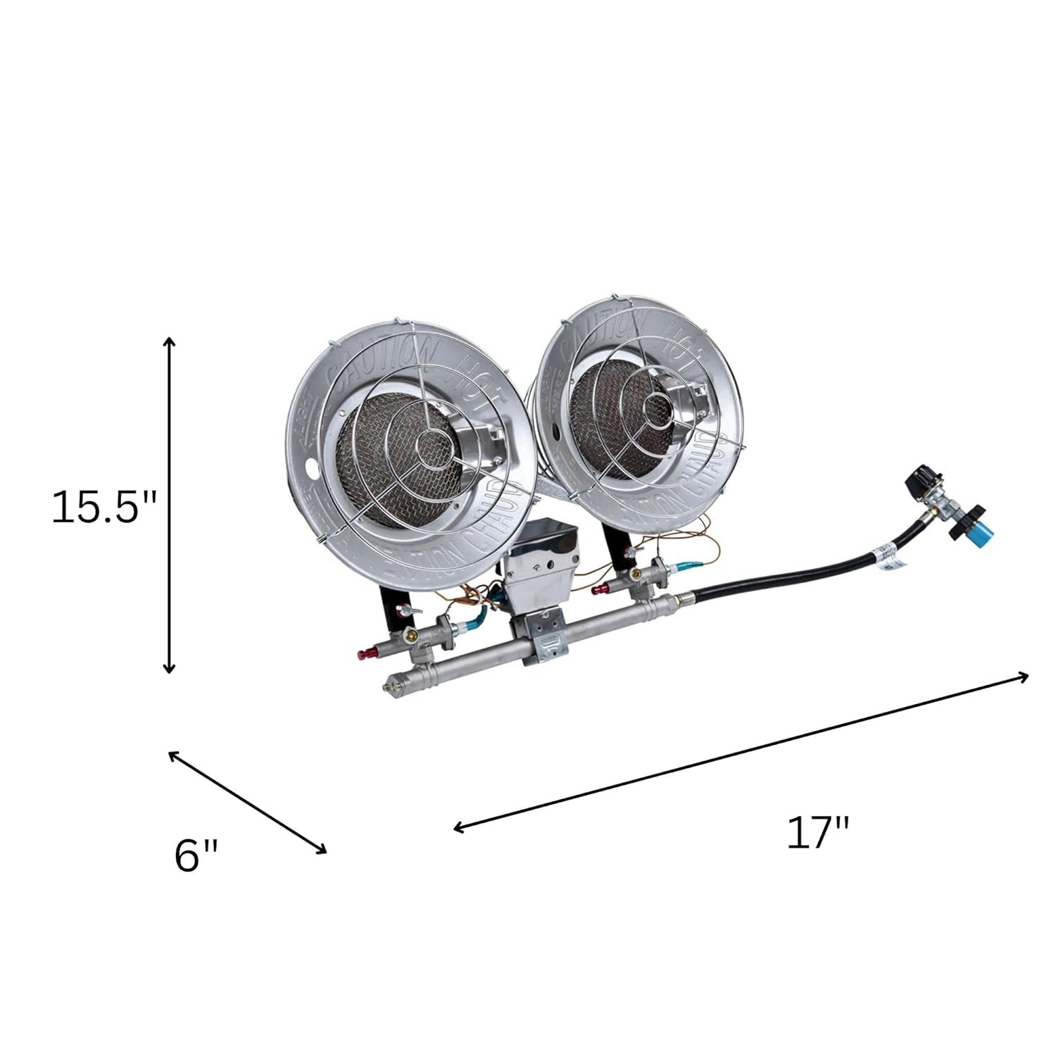Dimensions of Master MH-32-TTC heater