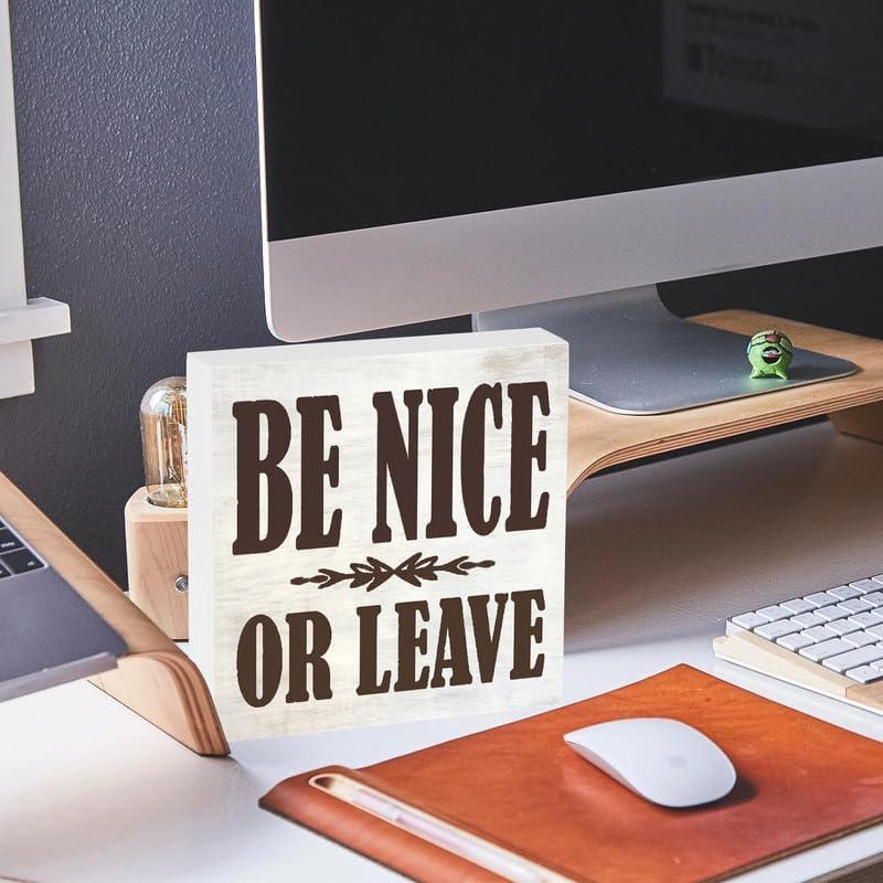 Panneau D'attitude Positive, Décoration De Bureau, Cadeau D'entrepreneur, Panneau En Bois Motivant, Décoration De Bureau état D'esprit, Décoration D'intérieur Inspirante - France