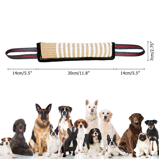 Foto 3 de 7 de Mioyow - Moldeadora de juguete para perro, 220 libras, juguete de remolque, mordedura de perro, 60 cm…