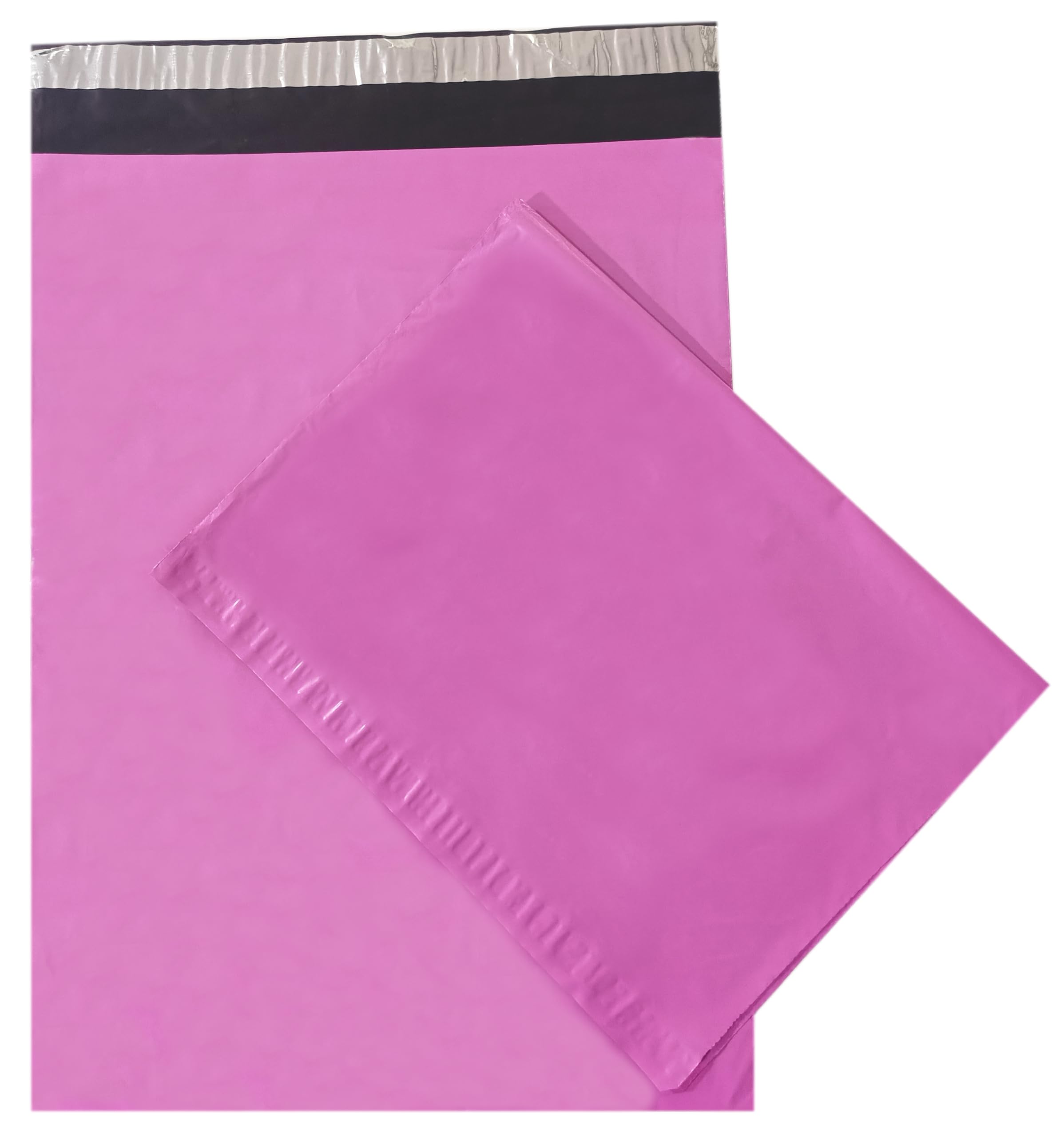 Colour Courier Bag/Envelopes/Pouches/Cover without POD Tamper proof/Packing bags - Pack of 100 (8x10 Inch, Pink)