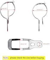 Vista 2 de Mad Hornets Soporte de luz de señal de giro frontal, soporte de abrazadera de montaje en barra de horquilla, 1.614-2.008 in, se adapta a la mayoría