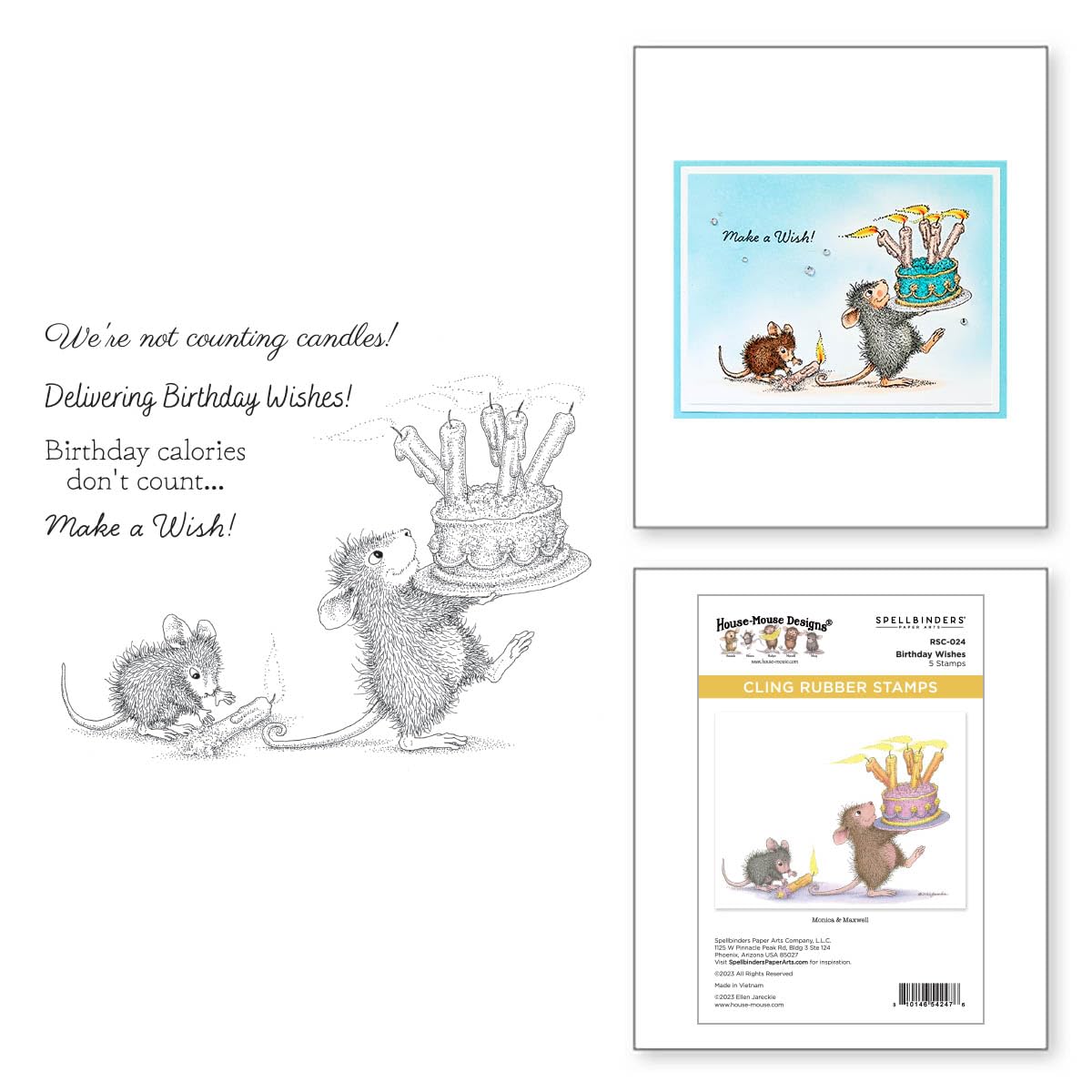 Spellbinders BD-0847 House-Mouse Spring Has Sprung Collector Bundle