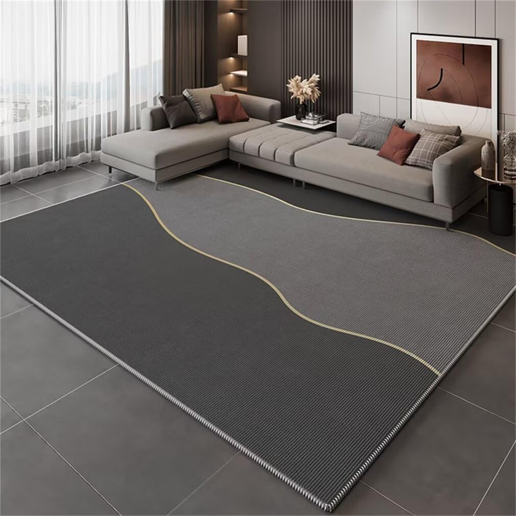 Tapis de damier au design minimaliste moderne pour votre salon