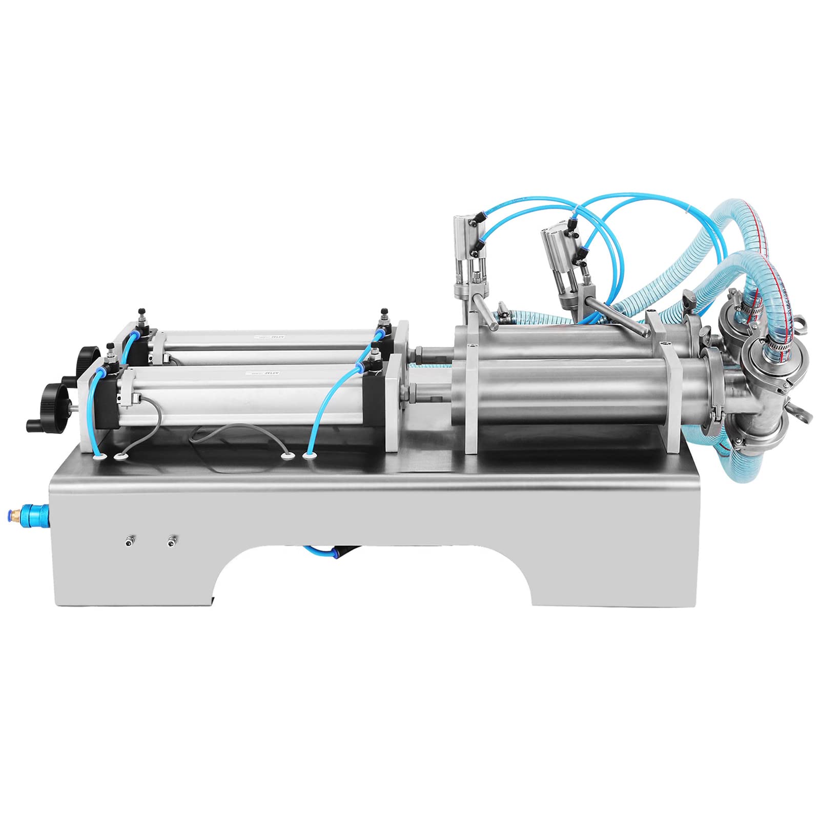VEVOR Macchina di Rifornimento Liquida 100-1000ML Riempitrice Liquida Orizzontale a Doppia Testa Riempitrice Pneumatica Elettrica a Liquido per Profumo Acqua di Bevanda Latte Olio d'Oliva