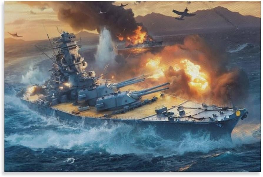戦艦大和の壁掛け