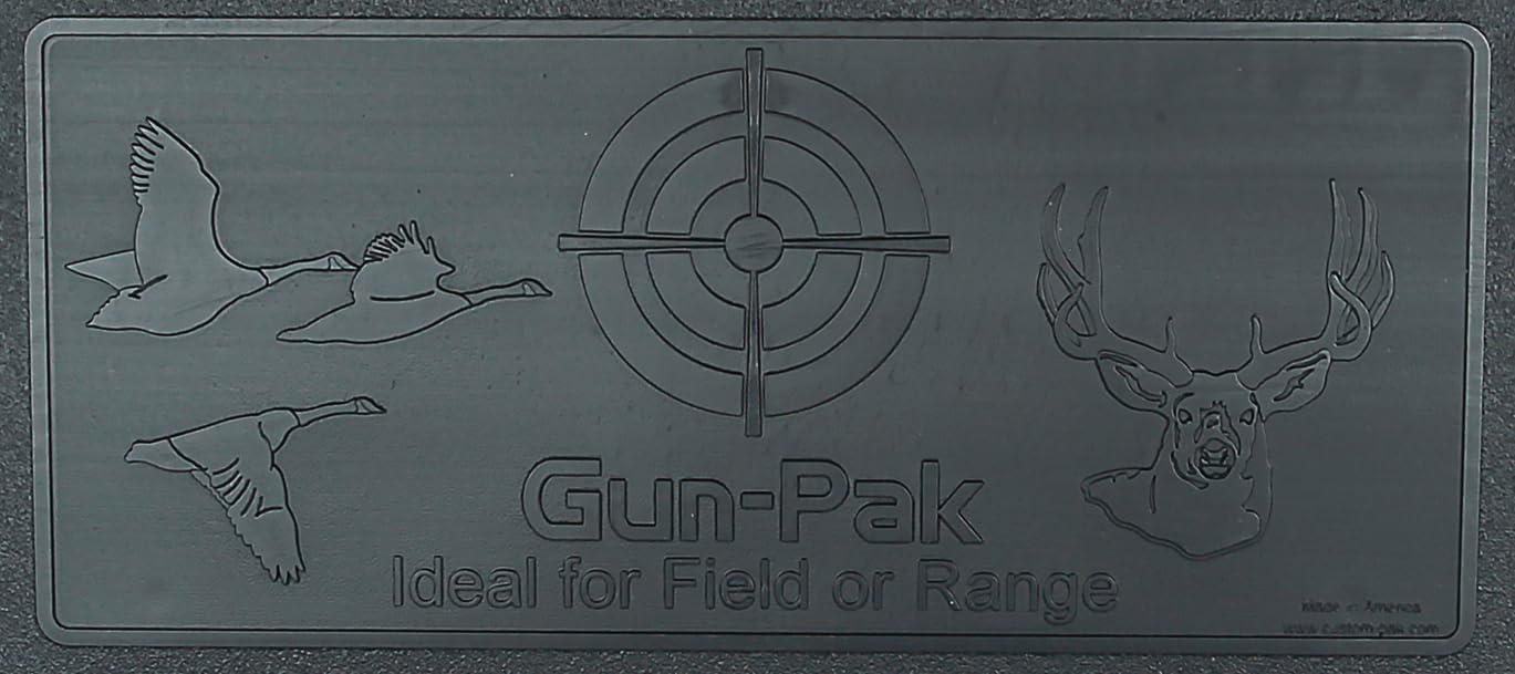 PAK Gun 13-inch Hard Gun Case for Pistols – Weather-Resistant HDPE Shell – Lockable Tabs – Protective Foam – 13.5 x 10 x 3.5 in – Made in USA - Image 5