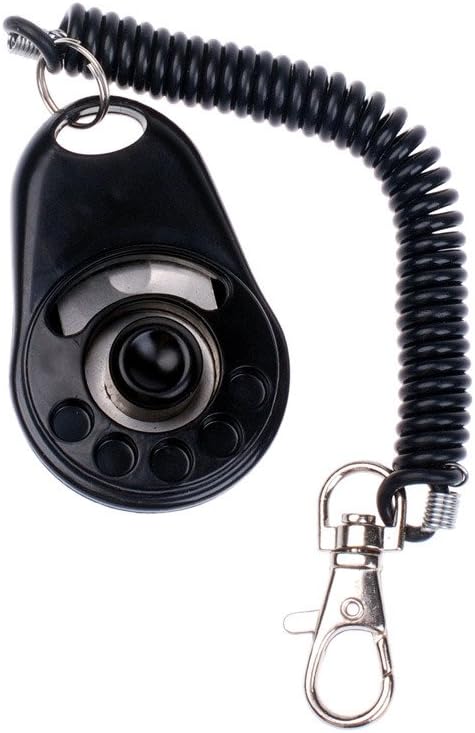 Gardnerpet Dog Click Clicker Training Trainer Black, 6.69"x5.51"x0.79"