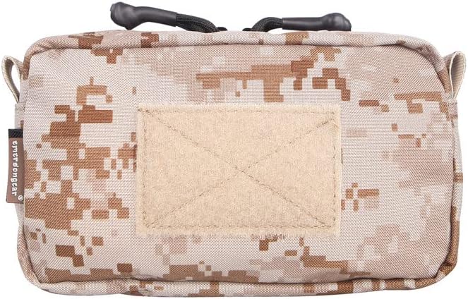 Emersongear Tactical Pouch,Molle Hook and Loop Horizontal Sundries Bag