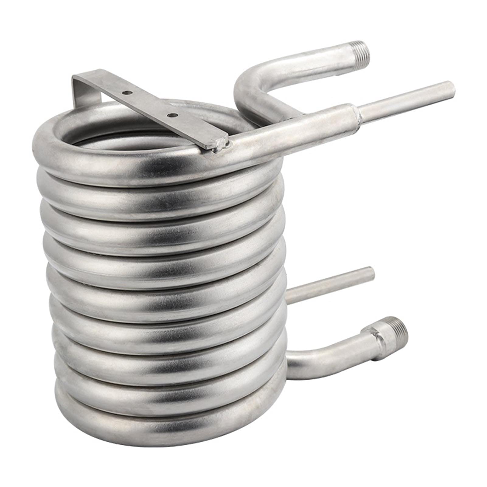SBTRKT Enfriador de Mosto de Cerveza, enfriadores de Tubo de Bobina de Acero Inoxidable, Accesorios de Manguera de jardín, Enfriador de Cerveza casero