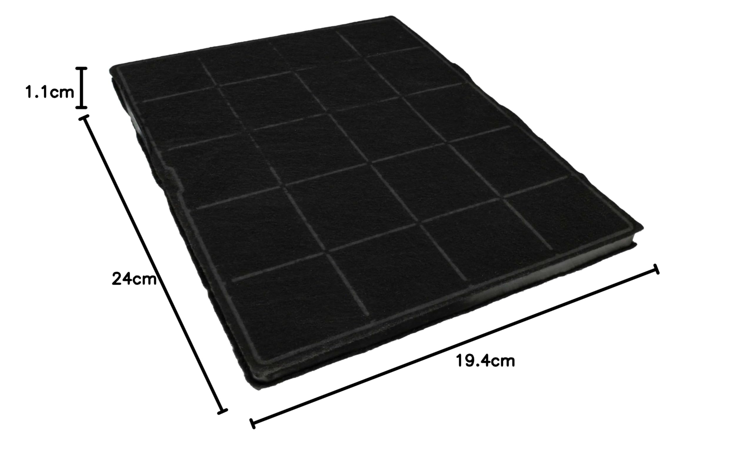 vhbw 2x filtro de carbón activado compatible con AEG DBS5971MM