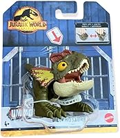 Vista 2 de Jurassic World Dominion Uncaged Wild Pop Ups - Juguetes de dinosaurio, figuras coleccionables, activados manualmente (Atrociraptor)