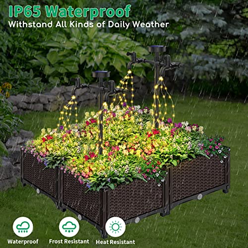 Tomcare Solar Lights Upgraded Solar Garden Lights Solar Pathway Lights #TOP2