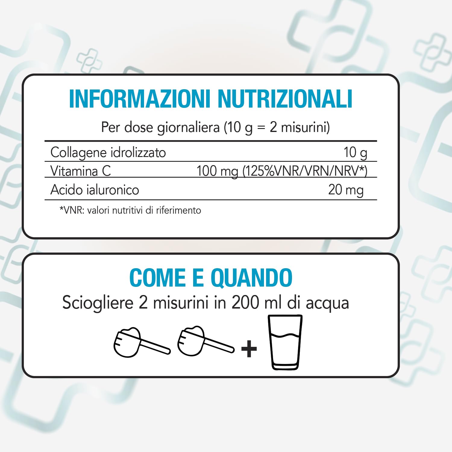 Peptidi di Collagene Idrolizzato in polvere Tipo 1 – 330g con acido ialuronico e vitamina C PiùLife – Integratore collagene bovino puro da bere – Per pelle, capelli, unghie e articolazioni