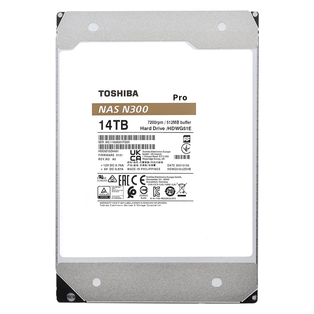 Amazon.in: Buy Toshiba N300 PRO 14TB Large-Sized Business NAS (up 