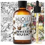 HIQILI White Musk Fragrance Oil, Candle Scents for Candle Making, Soap Making Supplies, Musk Perfume for Women, for Diffuser Use - 1 Fl Oz