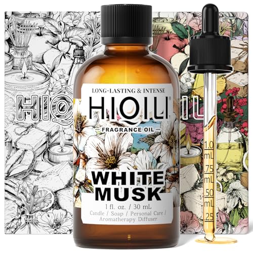 HIQILI White Musk Fragrance Oil Musk Perfume for Women - 1 Fl Oz